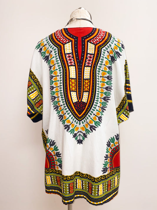 Multicolor Dashiki with Pockets