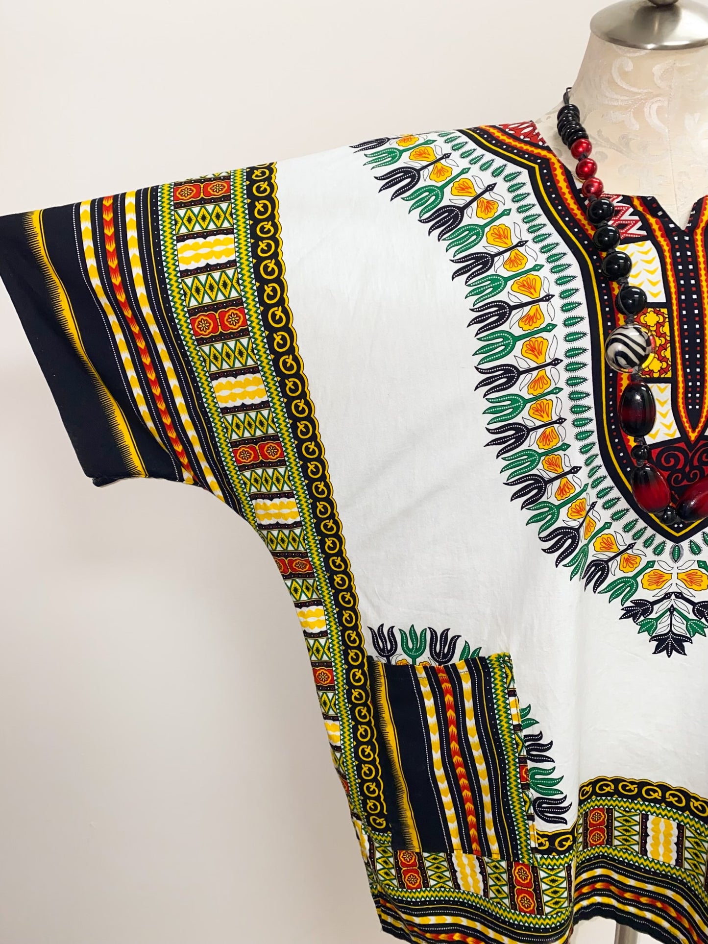 Multicolor Dashiki with Pockets