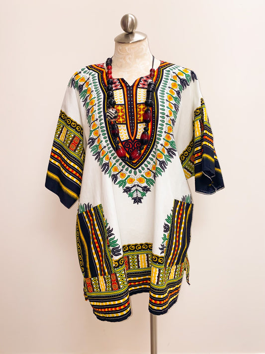 Multicolor Dashiki with Pockets
