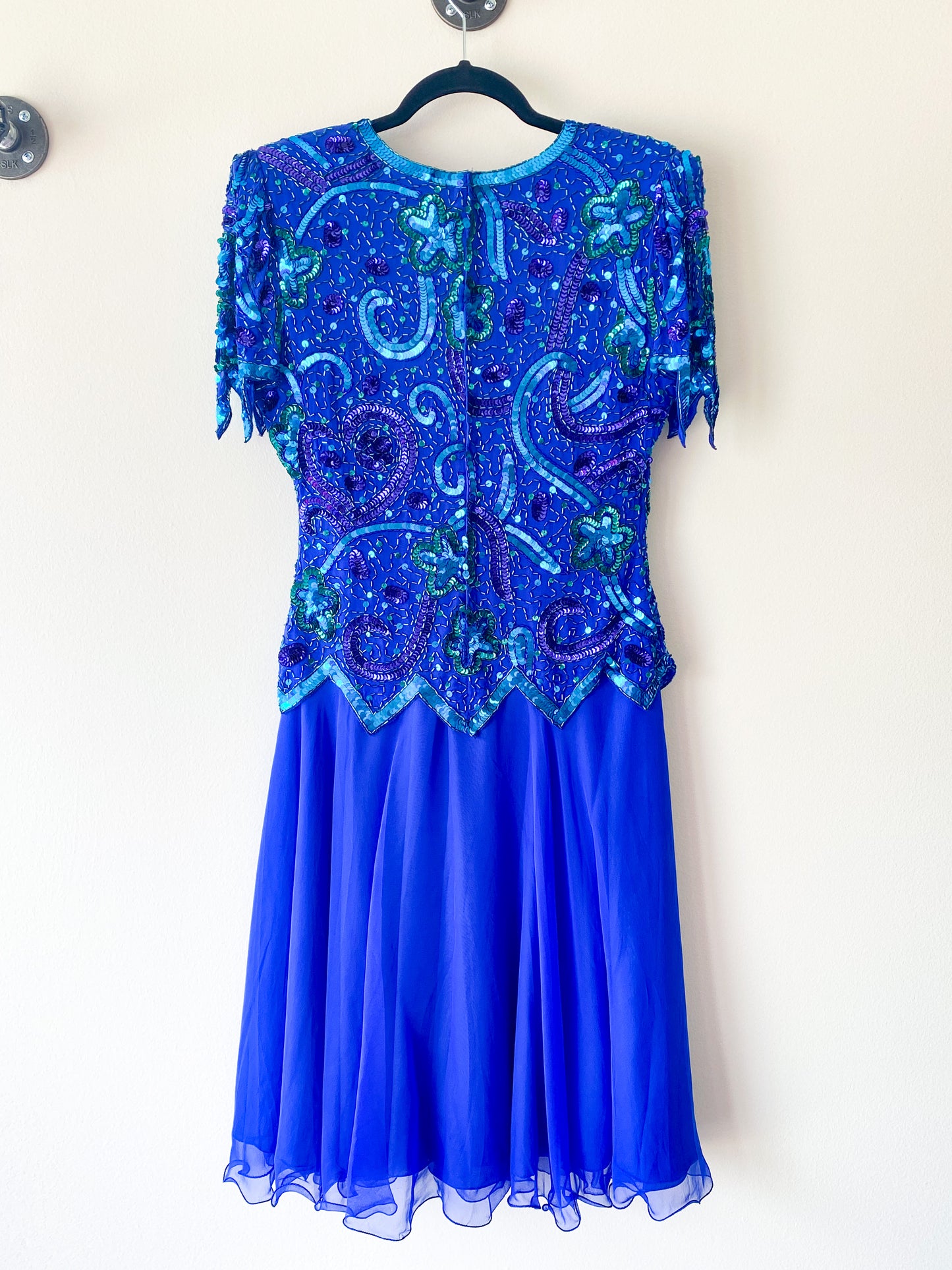 Vintage Laurence Kazar Sequin Dress