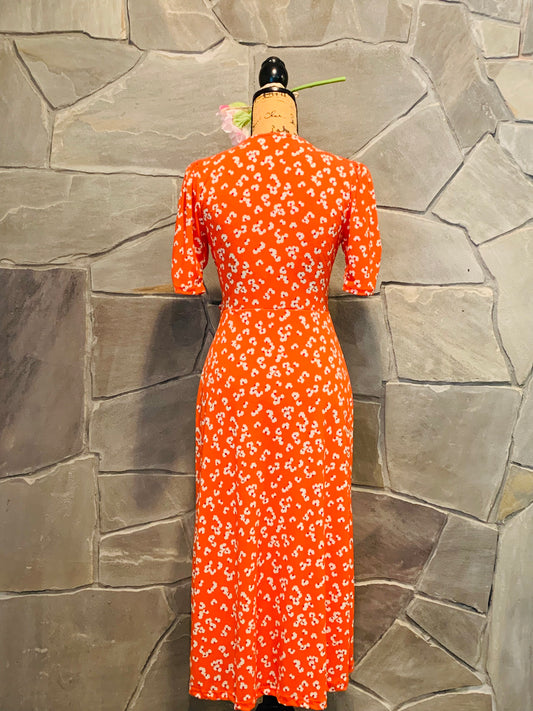 LUSH Floral Faux Wrap Dress