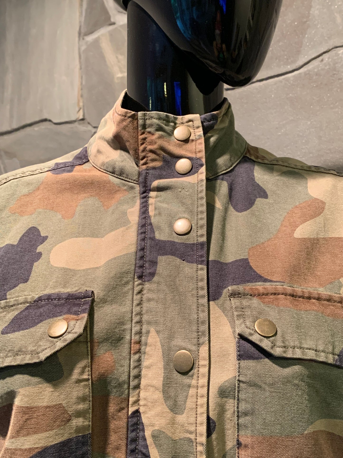 Lucky Brand Camouflage Olive Multi Utility Jacket