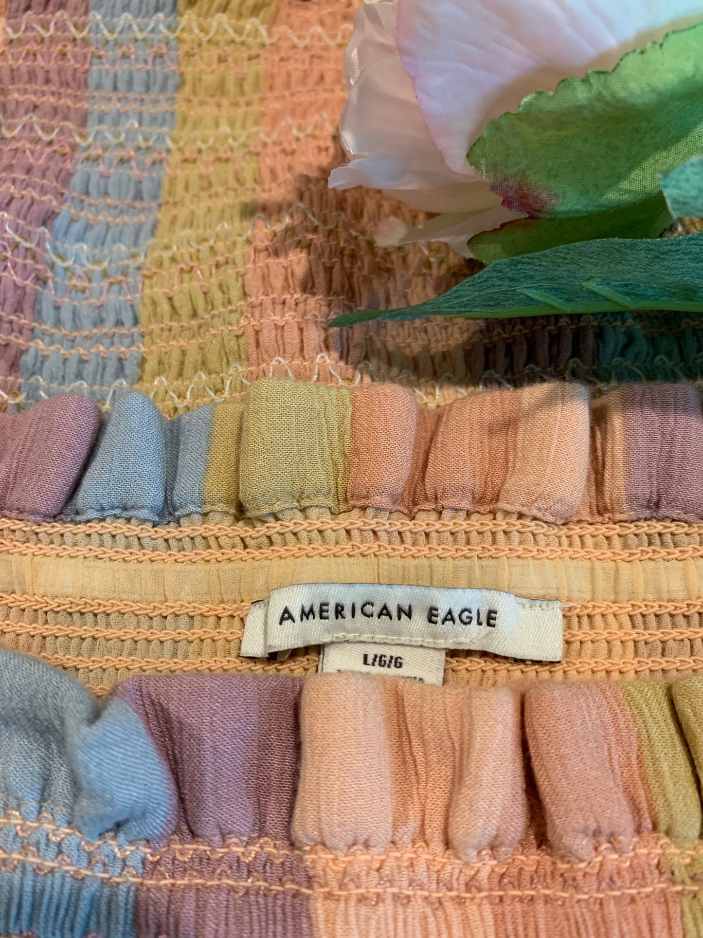 American Eagle Rainbow Mini Dress