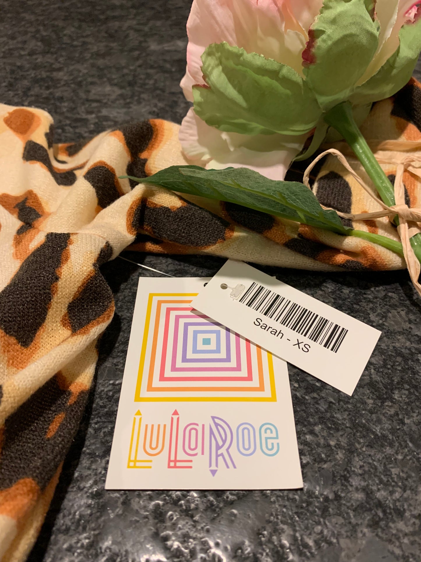 LuLaRoe Sarah Duster Leopard Print NWT