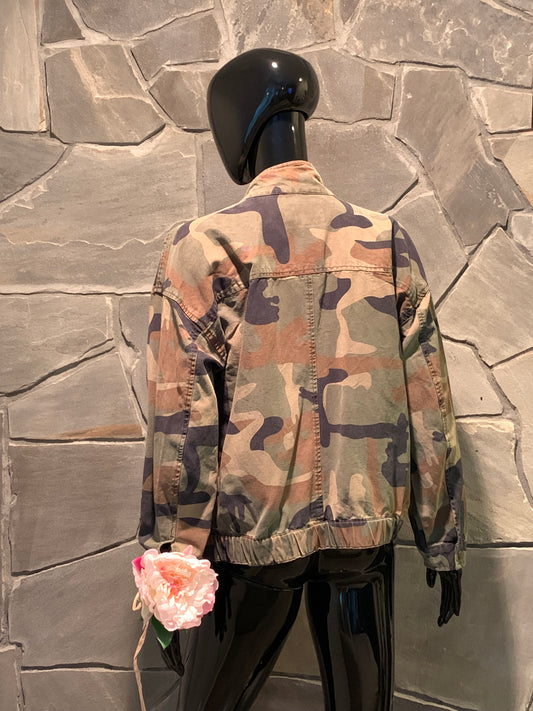 Lucky Brand Camouflage Olive Multi Utility Jacket