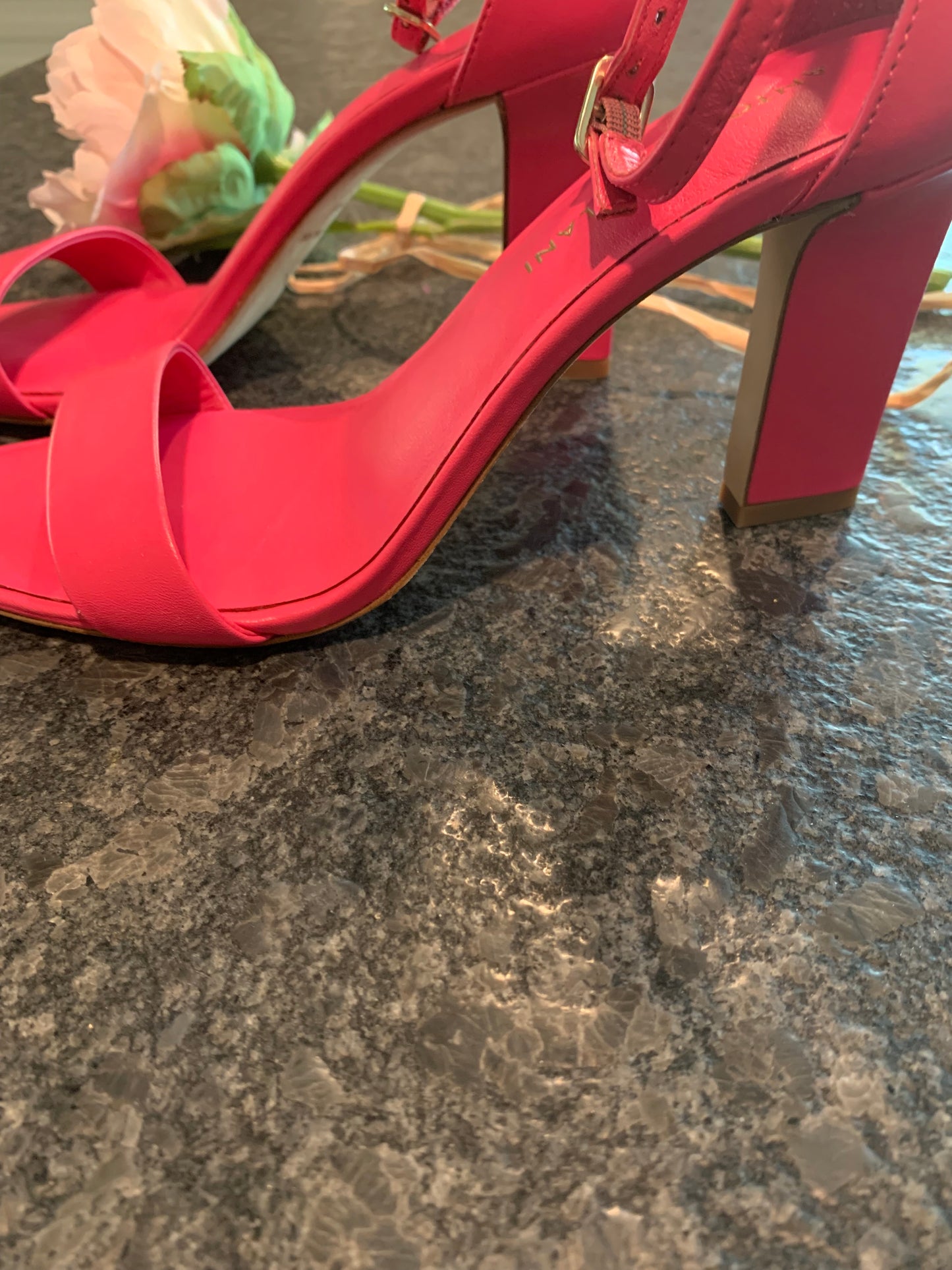 Antonio Melani HOT PINK Strappy Heels (NWOT)