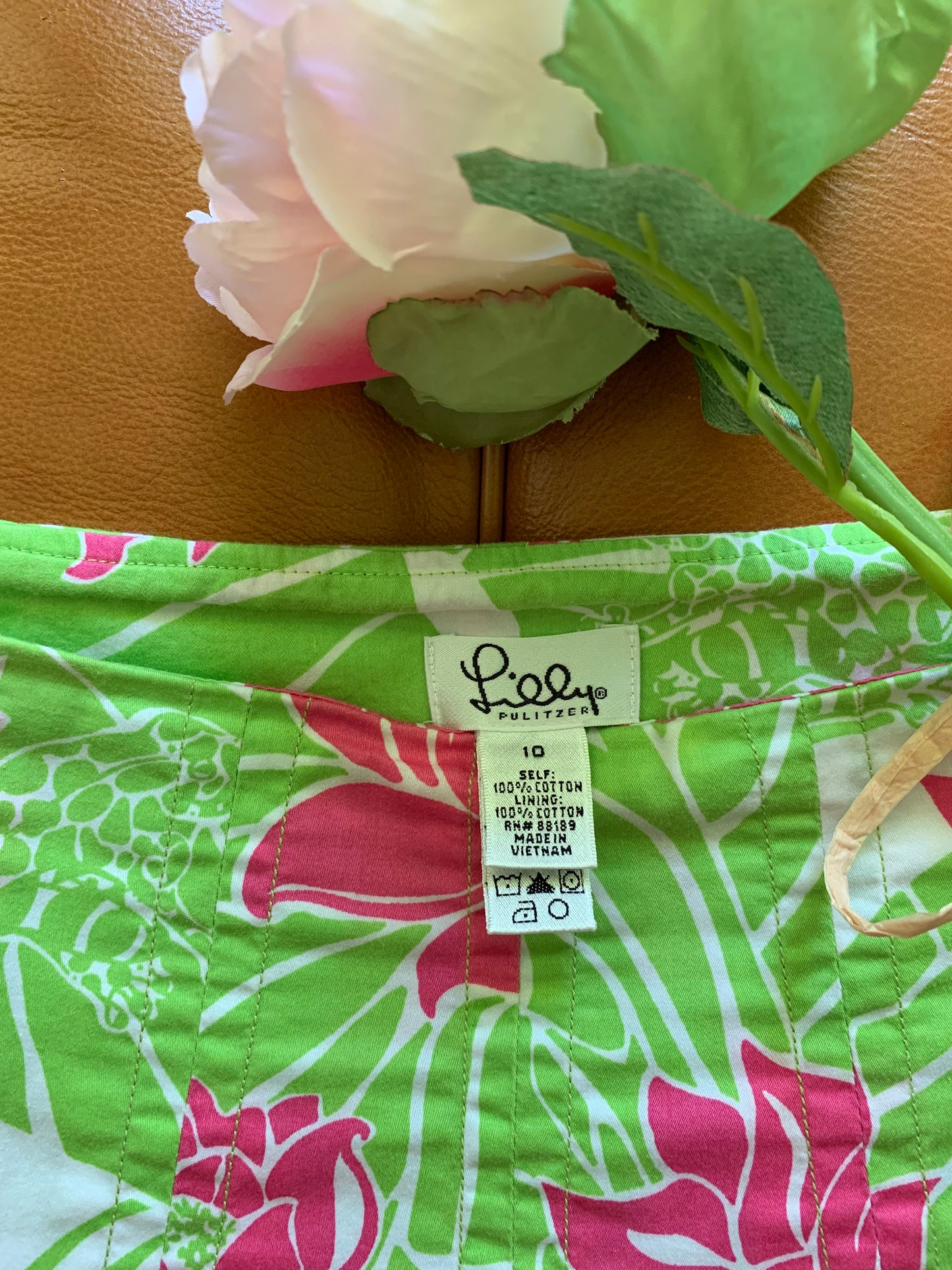Lilly Pulitzer Floral Pleated Skirt