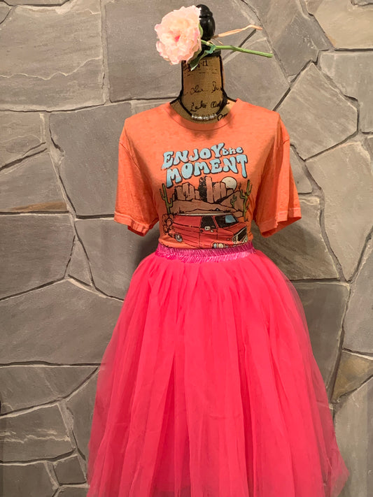 Pretty Rebel Enjoy the Moment T-Shirt