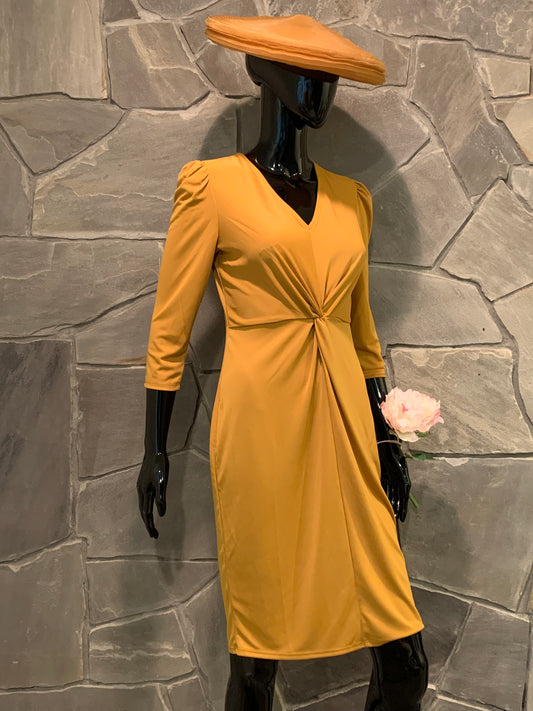 Lark & Ro Twist Front Dress