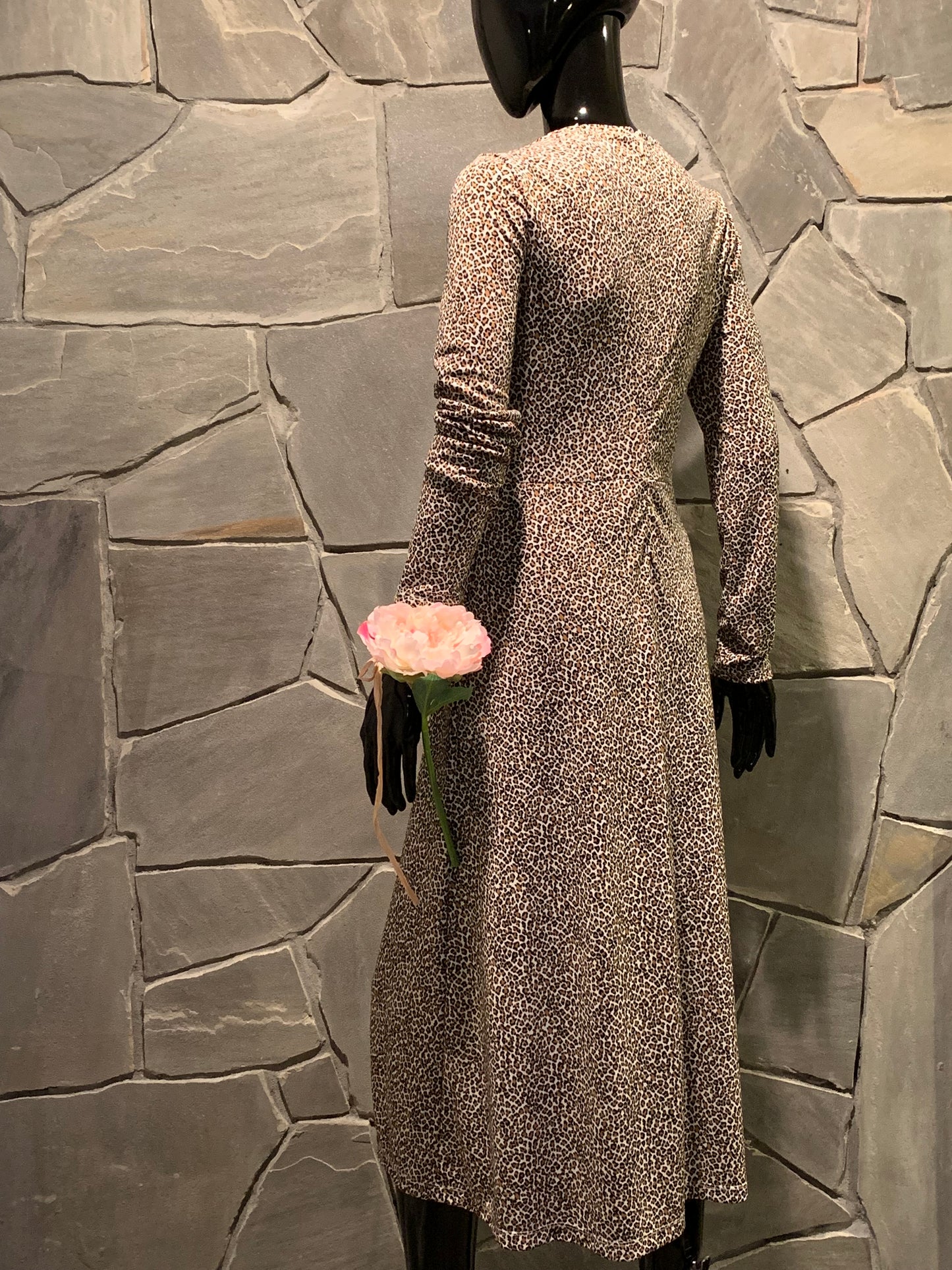 Banana Republic Leopard Print Midi Dress