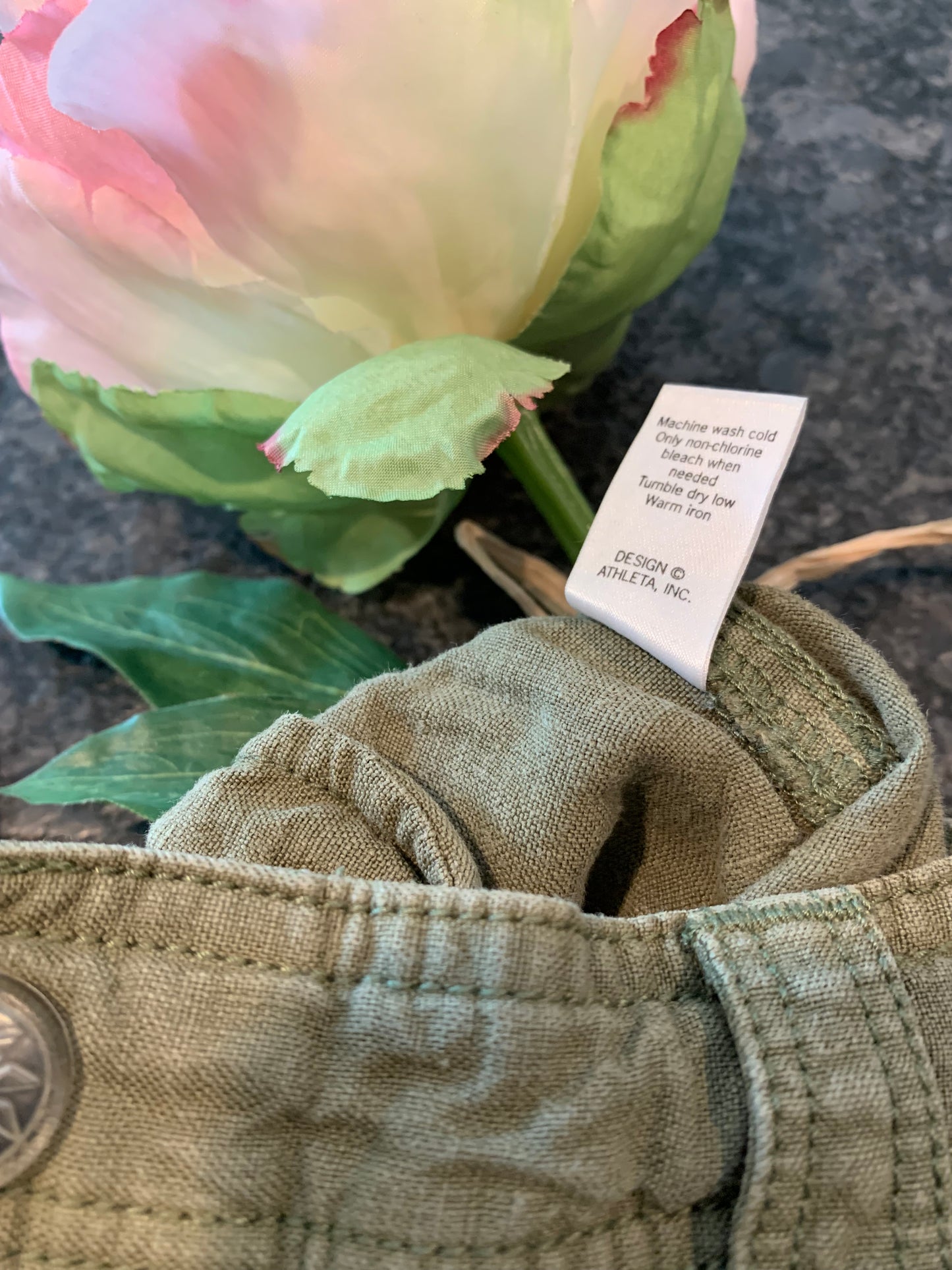 Athleta Olive Green Cargo Pants