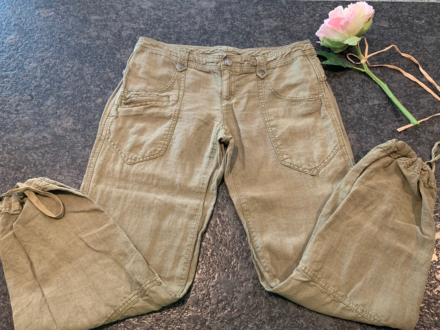 Athleta Olive Green Cargo Pants