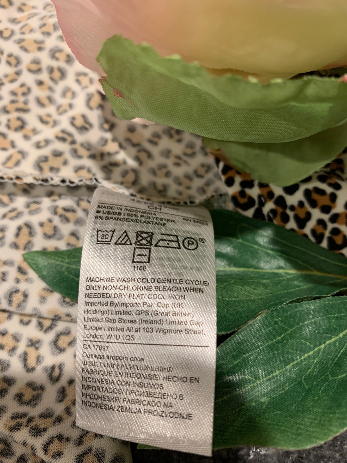Banana Republic Leopard Print Midi Dress