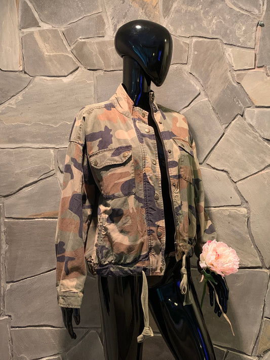 Lucky Brand Camouflage Olive Multi Utility Jacket