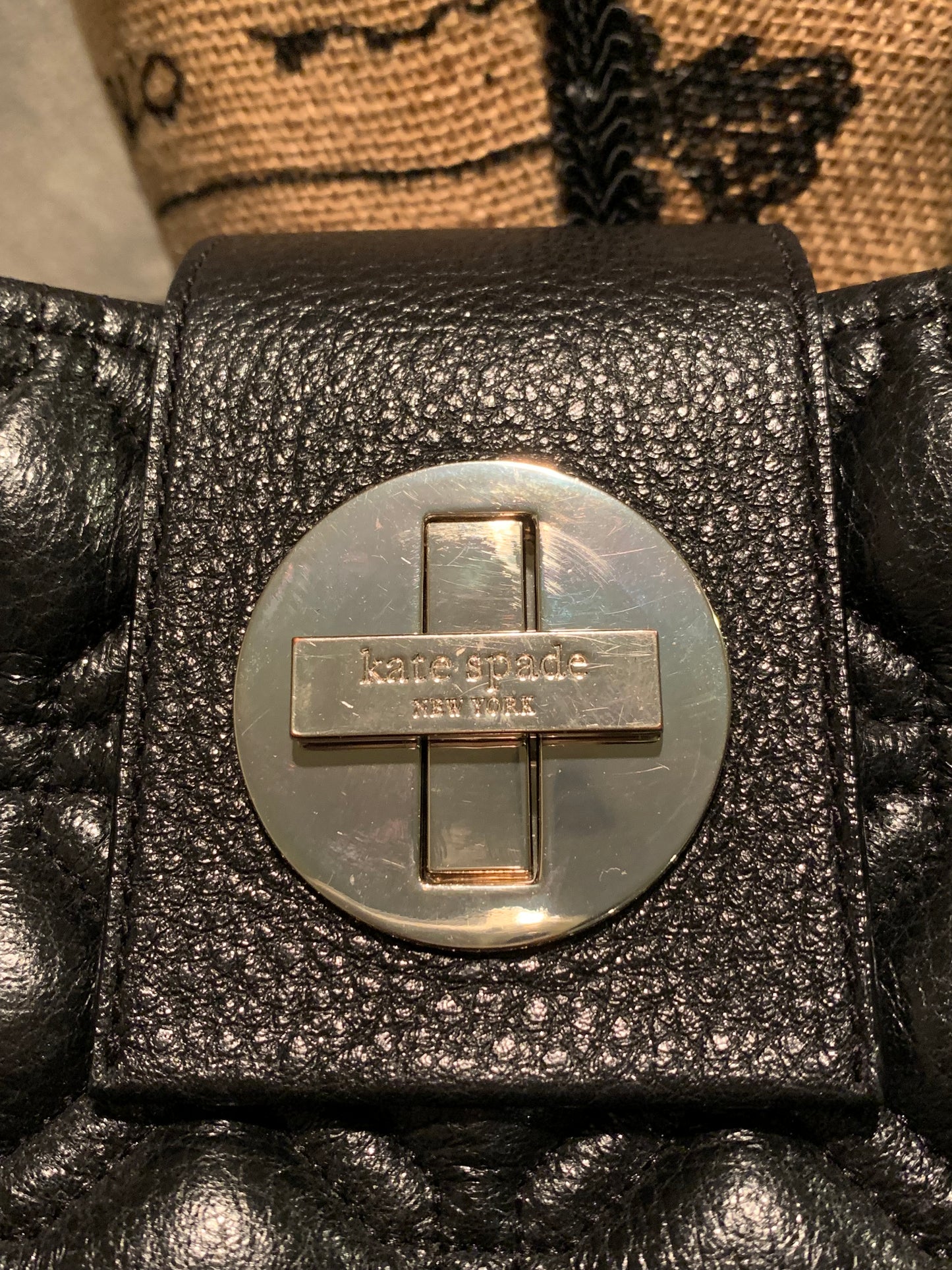 Kate Spade Astor Court Elena Black Purse