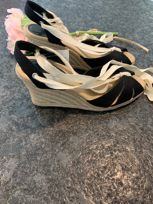 Ann Taylor Loft Black Espadrilles (NWT)