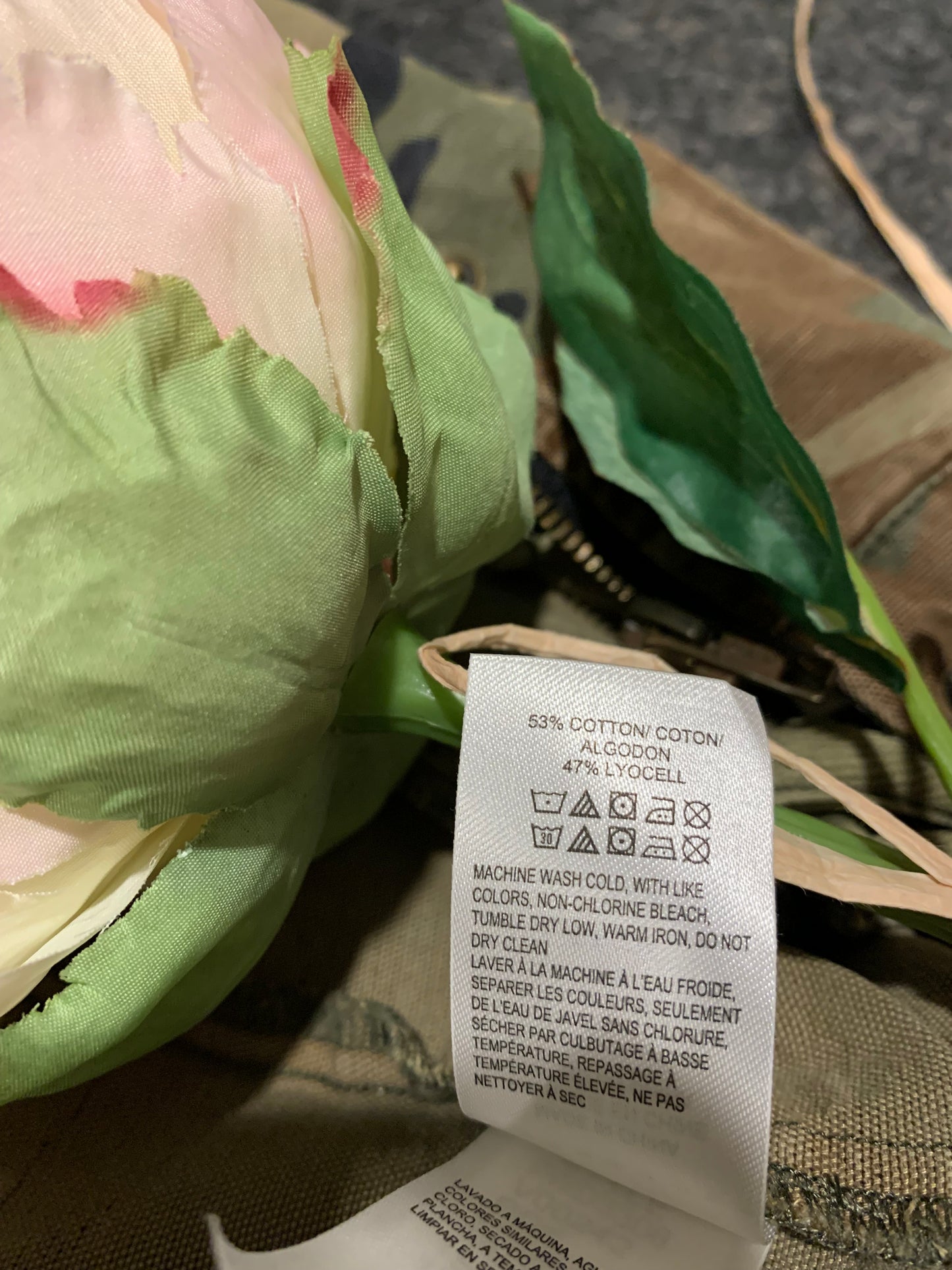 Lucky Brand Camouflage Olive Multi Utility Jacket