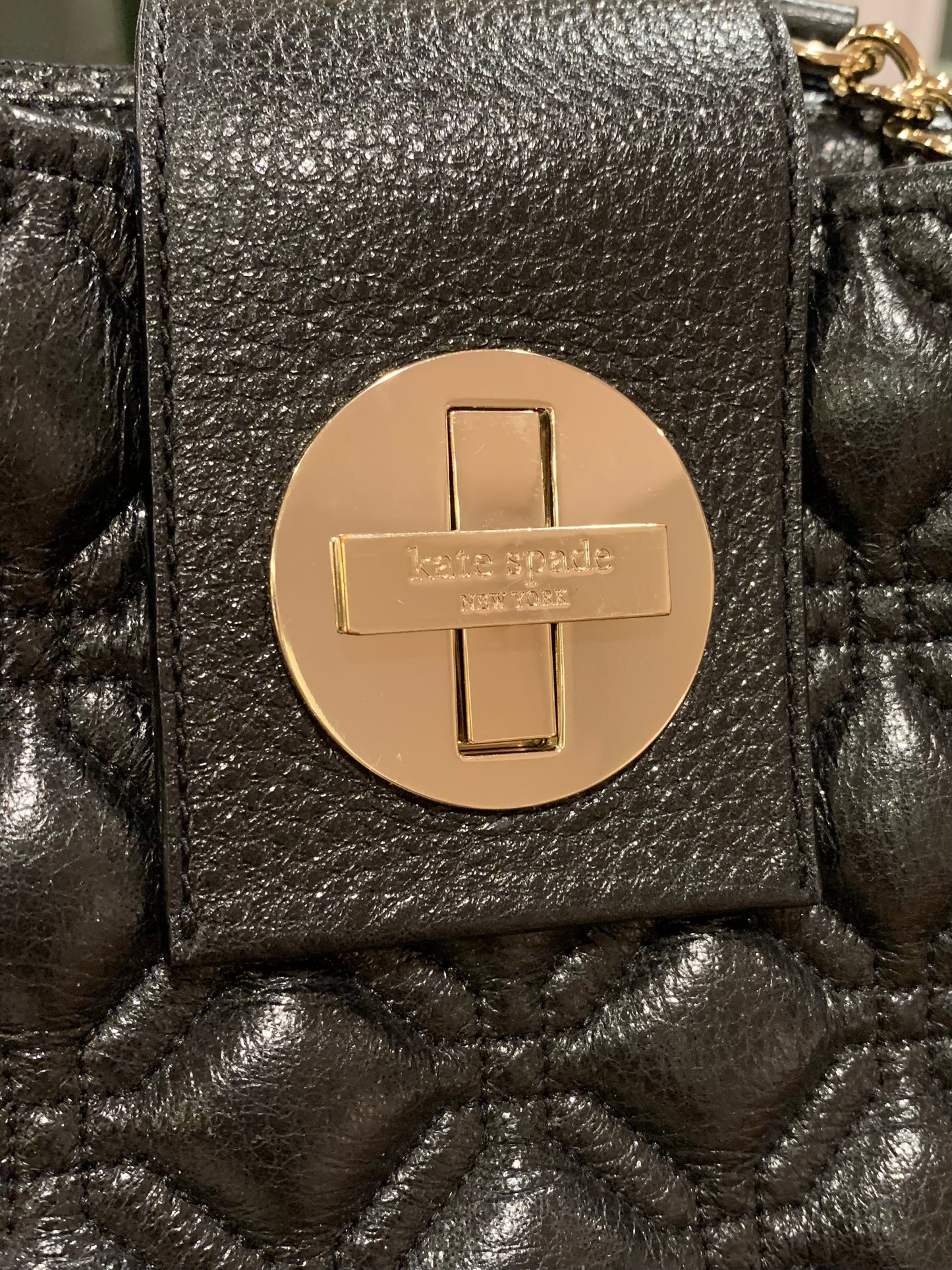 Kate Spade Astor Court Elena Black Purse