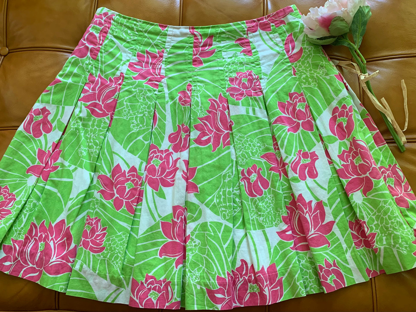Lilly Pulitzer Floral Pleated Skirt