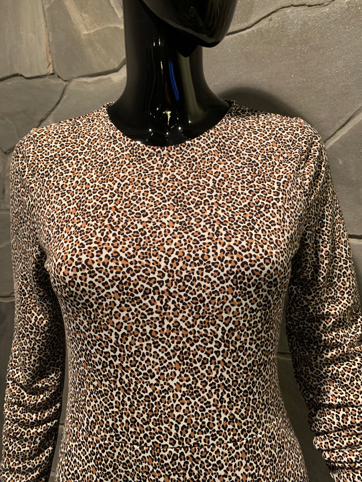 Banana Republic Leopard Print Midi Dress