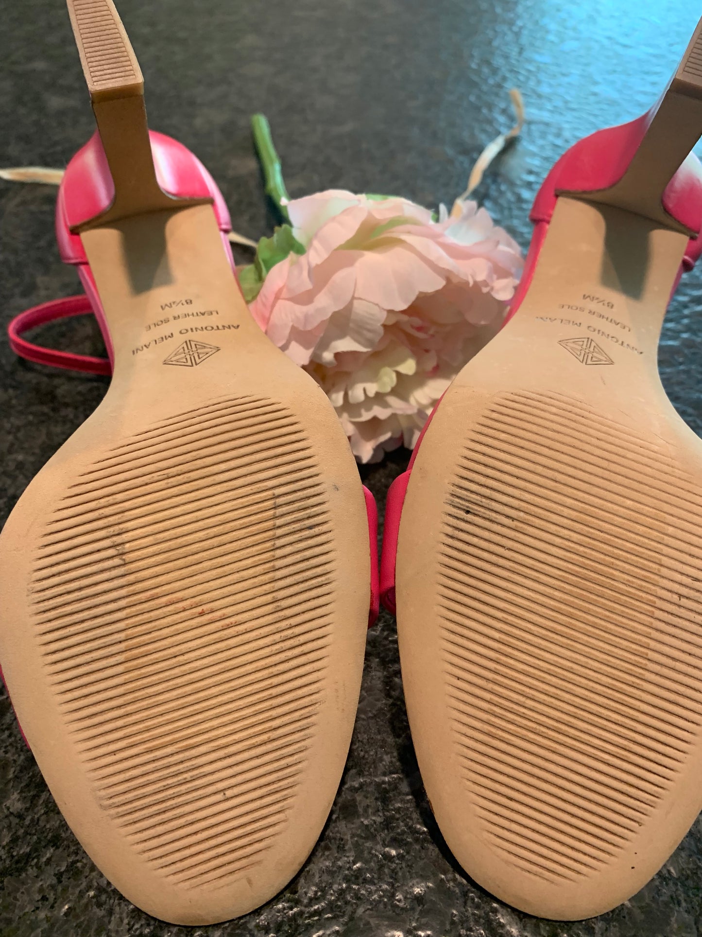 Antonio Melani HOT PINK Strappy Heels (NWOT)